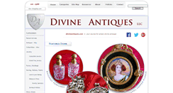 Desktop Screenshot of divineantiques.com