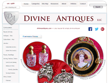 Tablet Screenshot of divineantiques.com